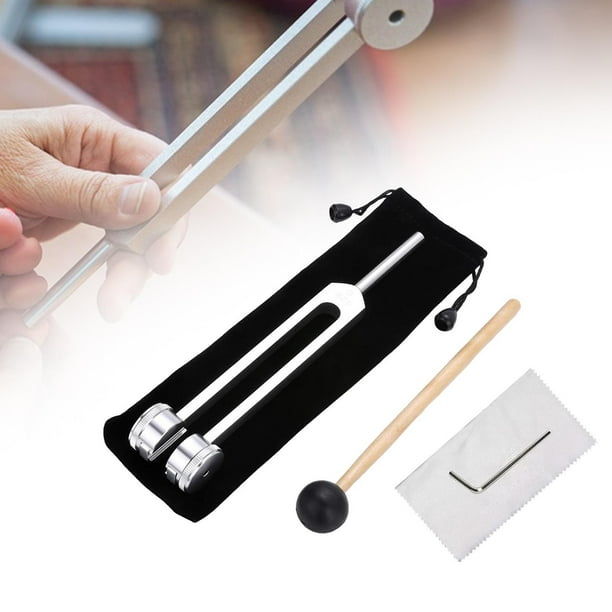 Herramienta de selección de diapasón, herramienta de cuidado auditivo, portátil, herramienta de reparación sensorial de aluminio, horquilla de prueba