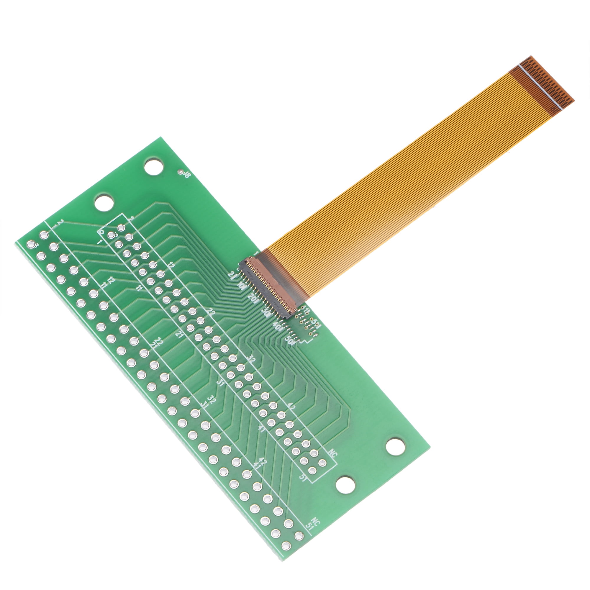 Uxcell Flexible Flat Ribbon Cable with Converter Board 0.3mm 35P 60mm DIP 2.0mm 2.54mm