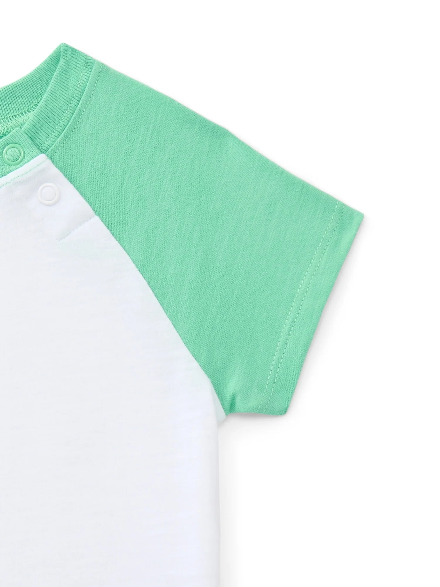 Wonder Nation Baby Boys Graphic Raglan Tee, Sizes 0/3M-24M