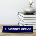 thumbnail image 6 of Pastor's Office 2 x 10" Desk Sign with Aluminium Frame | Church Leader Role and Titles, 6 of 8