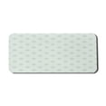 thumbnail image 1 of Mint Computer Mouse Pad, Retro Polka Dots Pattern Old Fashion Classic Spots Circles Nostalgic Artwork, Rectangle Non-Slip Rubber Mousepad X-Large, 35" x 15" Gaming Size, Almond Green, by Ambesonne, 1 of 2