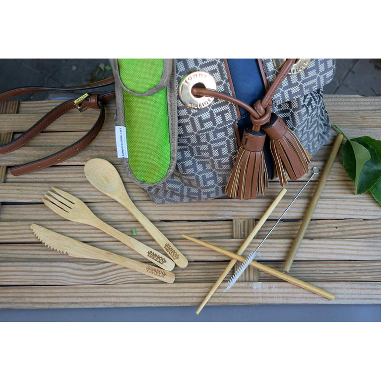 Bamboo Travel Utensils Kit