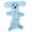 Blue, variant on Baby Bark Bungee Stretch Puppy Dog Toys Pink or Blue Soft Plush Toy Small Pups (Pink)