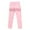 Pink, variant on Utoimkio Toddler Girls Cotton Leggings Casual Solid Stretch Tights Pants for Kids Girls 3-10 Years