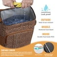 thumbnail image 2 of Leopard Print Insulated Cooler Backpack - 20L Leakproof Soft Cooler Bag for Camping, Beach & Picnics, Keeps Cold 20 Hours, 2 of 5
