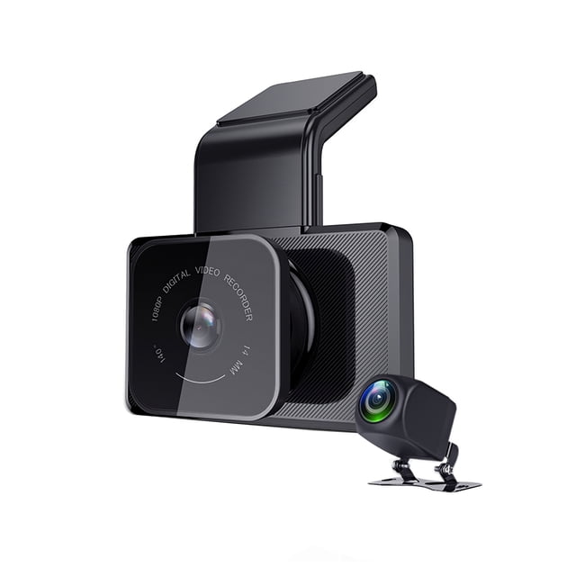 Grabadora De Conducción De Grabación Dual Encubierta Con Visión Nocturna Con Wifi Y Seguimiento Gps 1080P Cámara Trasera De Visión Nocturna Sin Luz Para Monitoreo De Estacionamiento Grabación De Yuarrent VI006529-00