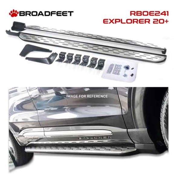 2020-2022 Ford Explorer OE Style Aluminium Side Running Boards by Broadfeet