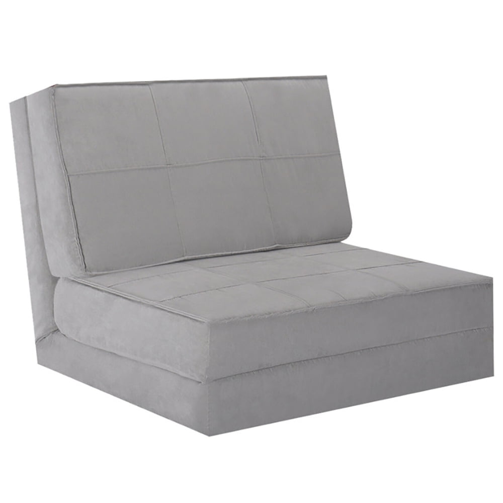 Finihen Convertible Sleeper Bed, Folding Sleeper Chair Sofa Bed, Convertible Lounger Folding Sofa Sleeper Bed, for Living Room, Bedroom, Apartment, Gray Finihen Convertible Sleeper Bed, Folding Sleeper Chair Sofa Bed, Convertible Lounger Folding Sofa Sleeper Bed, for Living Room, Bedroom, Apartment, Gray