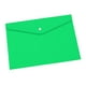 thumbnail image 1 of Seitruly 10 paquetes/lote portadocumentos portátil duradero para organización almacenamiento portátil transparente verde sólido 18 A4 Type3 NO3, 1 of 6