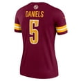 thumbnail image 3 of Women's Nike Jayden Daniels  Burgundy Washington Commanders Legend Player Performance Top, 3 of 3