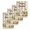 Light Brown, variant on Happy Easter Kitchen Dish Towels for Drying Dishes Set of 4, Rabbit Eggs Spring Flowers Butterfly Striped Waffle Weave Microfiber Hand Tea Bathroom Towels Quick Dry & Absorbent Towel 15.7x23.6
