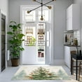 thumbnail image 2 of Rugs Living Room, Christmas Tree Snowflake Pattern Fluffy Area Rugs For Bedroom Rug, Machine Washable Rug Thick Low Pile Floor Carpet Bedside Rug For Kids Room,Non Shed And Anti Slip Rug, 2 of 7