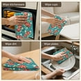 thumbnail image 5 of 6 Pcs Funny Kitchen Towels,Pioneer Flower Floral Print Pattern Microfiber Dish Towels,Kitchen Tea Towels,Kitchen Towel Set (18" X 26"), 5 of 7