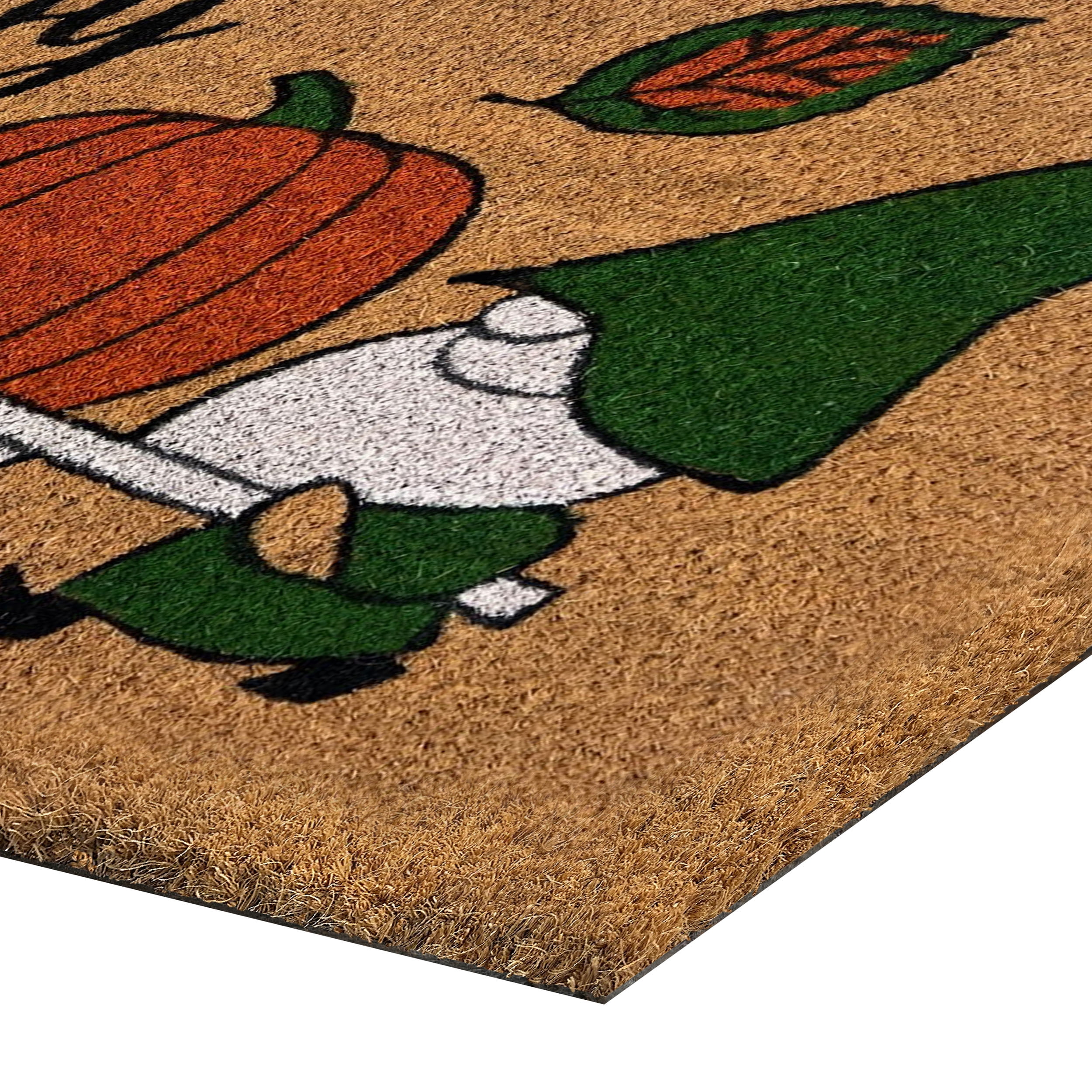 Achim Printed Coir Mat 18" x 30", Happy Fall