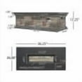 thumbnail image 5 of GDF Studio Troy Outdoor 50,000 BTU Lightweight Concrete Rectangular Fire Pit (No Tank Holder), Stone Finish, 5 of 11