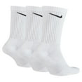 thumbnail image 2 of Men's Nike 3-pack Everyday Plus Cushion Crew Training Socks Color: Grey Multi Size: 8-12, 2 of 3