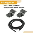 thumbnail image 6 of Unique Bargains Windshield Washer Nozzle Kit for Toyota RAV4 2005-2012 Windshield Spray Nozzles Wiper Spray Washer Jet No.8538130170 1 Pcs 1.5 Meter Fluid Hose, 6 of 6