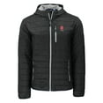 thumbnail image 2 of Men's-Cutter & Buck  Black NC State Wolfpack Rainier Eco PrimaLoft Hooded Full-Zip Jacket, 2 of 3