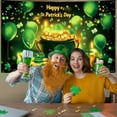 thumbnail image 3 of St. Patrick's Day Polyester Background Cloth Lightweight Durable Festival Photography Party Wall Decor, 3 of 5