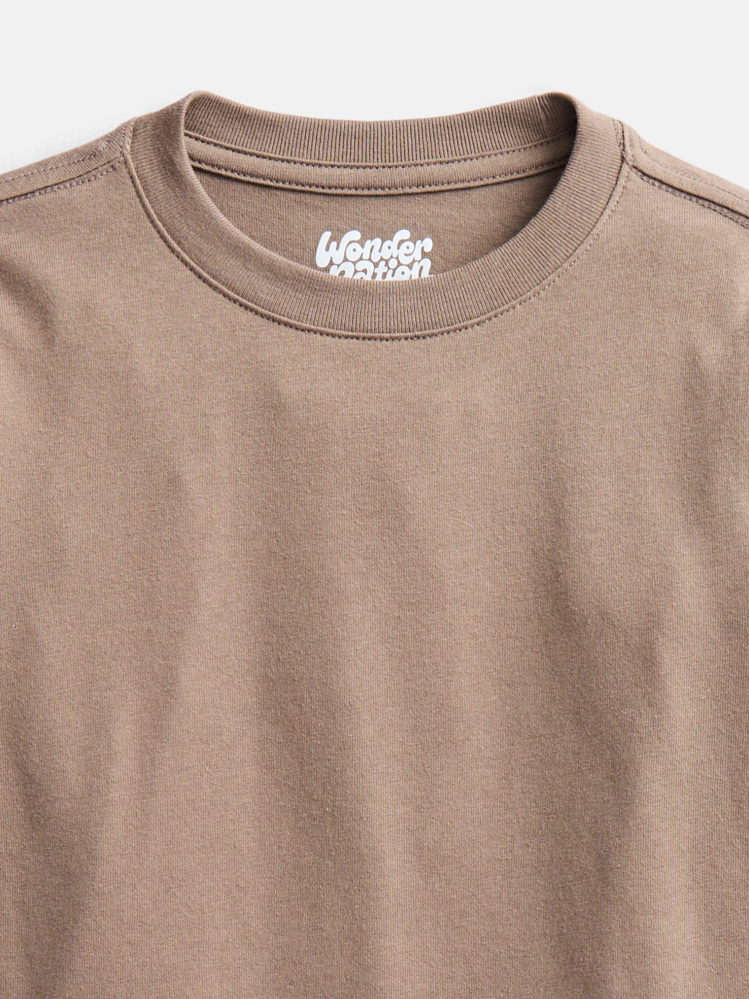 Wonder Nation Boys' Kid Tough Tee with Short Sleeves, Sizes XS-XXL & Husky