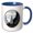 Blue/White, variant on 3drose, Maryland Collectible Quarter, 15oz Mug