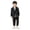 Black, variant on WOYY Boys Formal Party Suit Long Sleeve Suit Jacket Pants Wedding Outfits Children's Clothes Sets, Sizes 2-3
