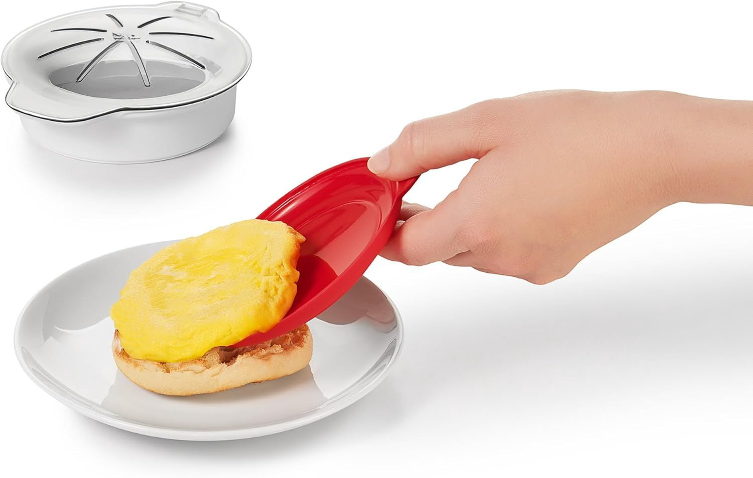 Good Grips Microwave Egg Cooker,White