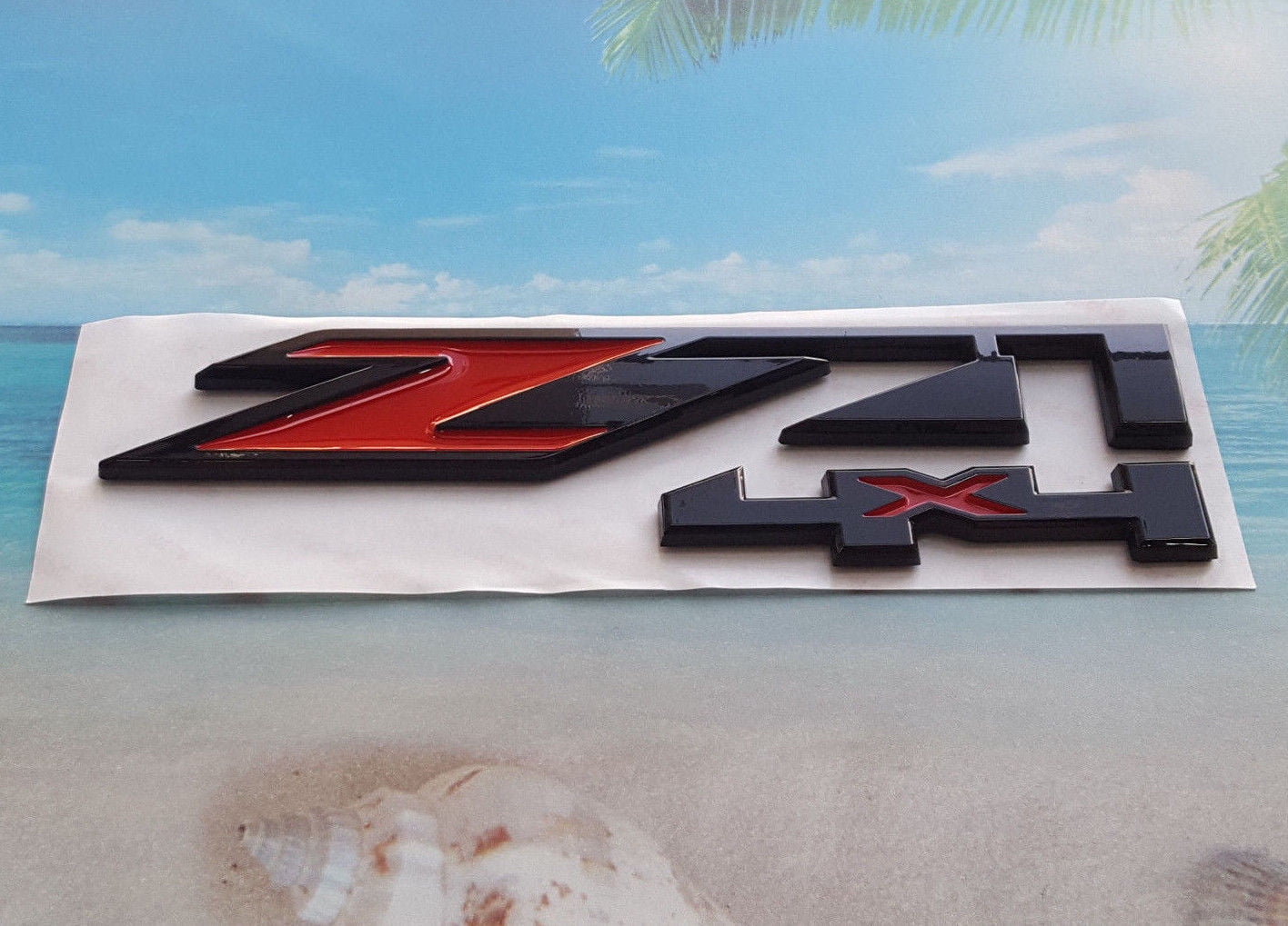 Matte Black 2pcs New Z71 Emblems 3D Decal Replacement for 2010-2018 Silverado 1500 2500 3500 Badge