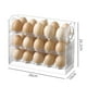 thumbnail image 4 of Bandeja para huevos BLESIY de 3 capas contenedor de almacenamiento fresco claro, 4 of 4