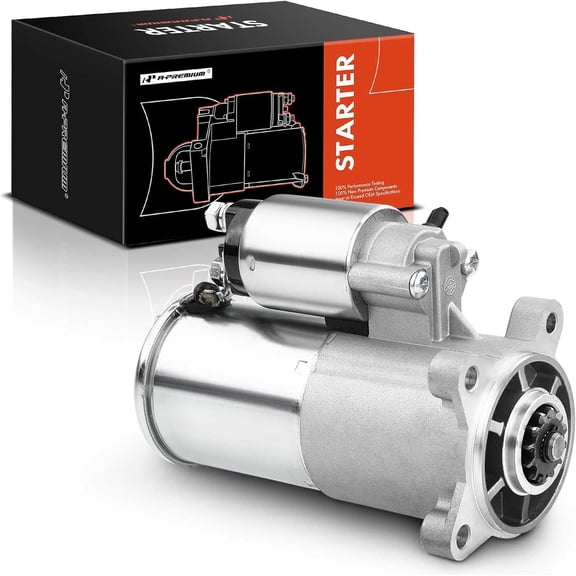 A-Premium Starter Motor Compatible with Ford Expedition, Excursion, F150 F250 F350 Super Duty, For Mustang & Lincoln Navigator, 12V 1.4kW CW 12-Teeth, Replace# F81U-11000-AA, F81U-11000-AB, 6646N