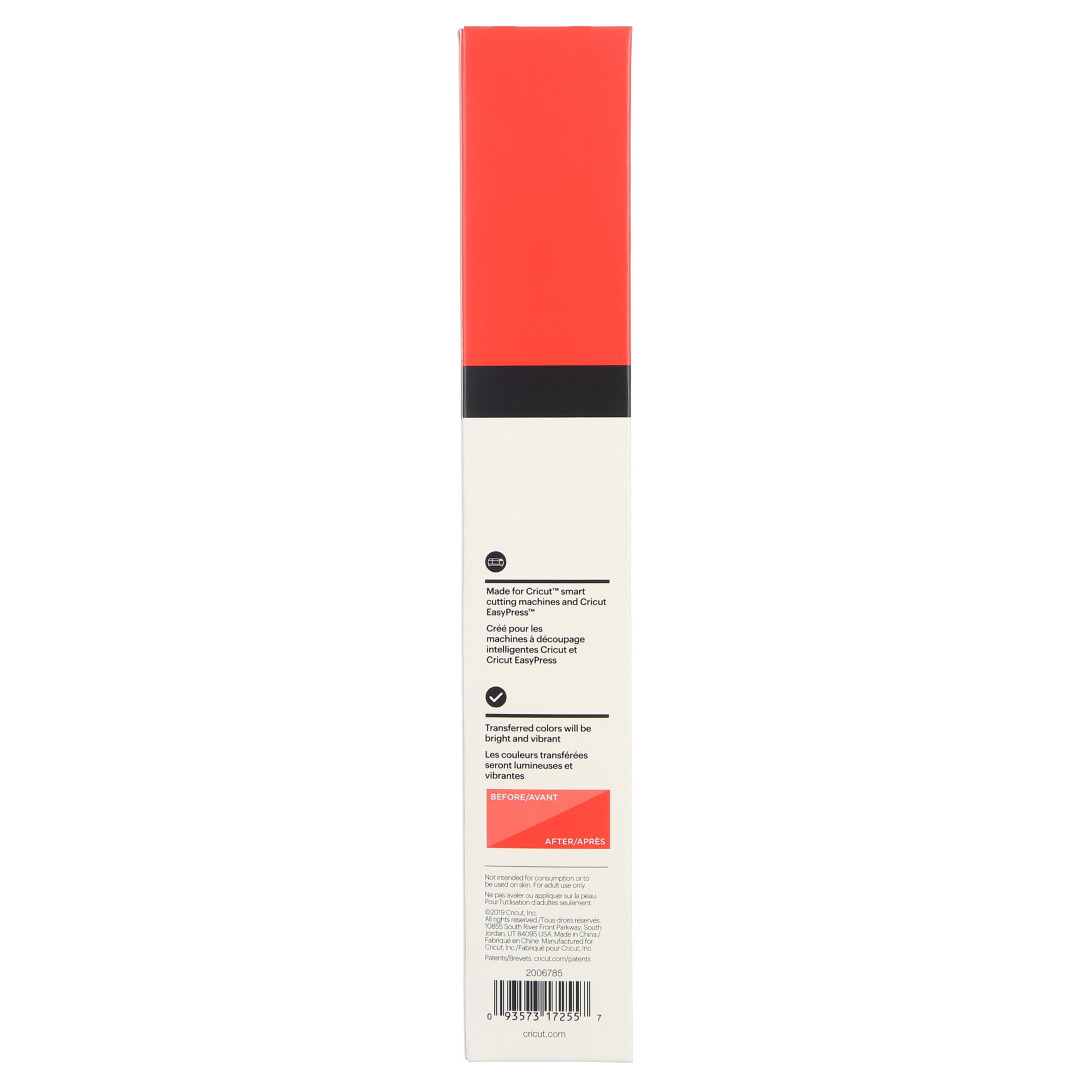 Cricut® Infusible Ink Sheets Solid (2), Cherry Red, 12" x 12"