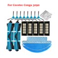 thumbnail image 2 of For Conga 3090/Viomi 1X Main Roller Side Brush Hepa Filter Mop Cloth Rag Replacement Cleaner Spare Parts Robot Vacuum Accessory, 2 of 5