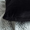 thumbnail image 3 of Velvet Cushion Covers Decorative Sofa Pillow Super Smooth Soft Comfortable Decoration Home Living Room Bedroom for Sofa 60x60CM Black, 3 of 4