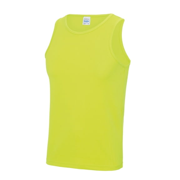 Just Cool Mens Sports Gym Plain Tank/Vest Top