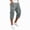 #252Gray, variant on Men's Cotton 3/4 Length Cargo Shorts Relaxed Fit Below Knee Capri Pants with Drawstring & Multiple Utility with White Label and Pockets