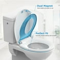 thumbnail image 6 of Toilet SeatPotty Training Seat,Kids Potty Training,Toddler Toilet Seat,2 in 1 Toilet Seat for Toddlers & AdultsClose, Comfortable,Removable ThatNever Loosen, Round, 6 of 9
