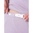 thumbnail image 5 of DARING DIVA Women's Nursing Modal Short Sleeves Postpartum Pajama Sets S Purple, 5 of 7
