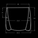 thumbnail image 5 of Cubierta del puente de la guitarra de acero Plata, 5 of 5