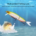 thumbnail image 2 of Ettsollp Fishing Lure Bait Bionic Hard Bait with Double Hooks 3d Fisheye Simulation Fishing Lures 2-jointed Swimbait Slow Sinking Lure Bait for Freshwater, 2 of 8