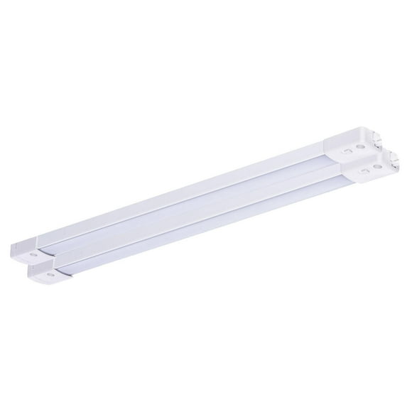 Nadair 2 Pack 12" LED Plug-in Ultra Slim Dimmable Under Cabinet & Closet Lighting, Energy Star, 3 Color Settings Built in 1 Unit: Soft White, Warm White and Cool White