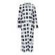 thumbnail image 2 of Gibobby Vestido largo para mujer Nuevo vestido de fiesta diario casual recto suelto con cuello en V y manga larga acampanada a cuadros para mujer(Gris,M), 2 of 5