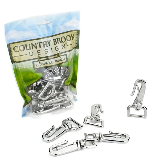 25 - Country Brook Design® 1 inch Gooseneck Snap Hook