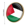 thumbnail image 4 of Insignias La Nacional Palestina Insignia Esmaltada Cristal Traje Recuerdo (25 Mm), 4 of 9