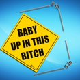 thumbnail image 2 of Zone Tech "Baby Up On This Bitch" Pare-Chocs Magnétique pour Véhicule - Pare-Chocs Réfléchissant Pratique "Baby Up On This Bitch" Signalétique Amusant pour Véhicule, 2 of 5