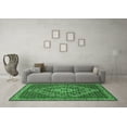 thumbnail image 3 of Ahgly Company Indoor Round Persian Emerald Green Traditional Area Rugs, 3' Round, 3 of 4