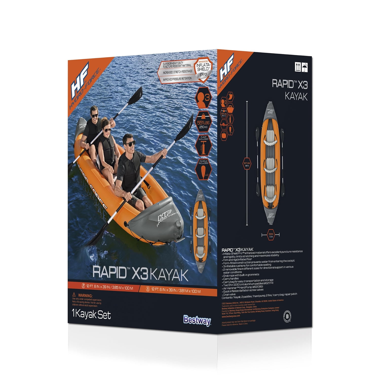 BESTWAYカヤック Ventura Kayak  ハイドロ-フォース Amazon.com : Hydro-Force 12'6