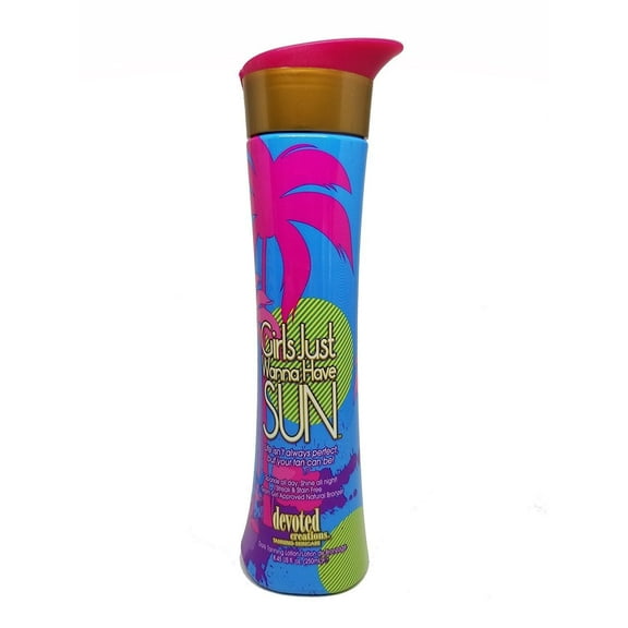 Devoted Creations Girls Just Wanna Have Sun, 8.45 oz. Tanning Lotion