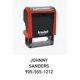 thumbnail image 1 of Sello para ropa Holmes Stamp & Sign personalizado de 3 líneas, lavable, 1 of 6