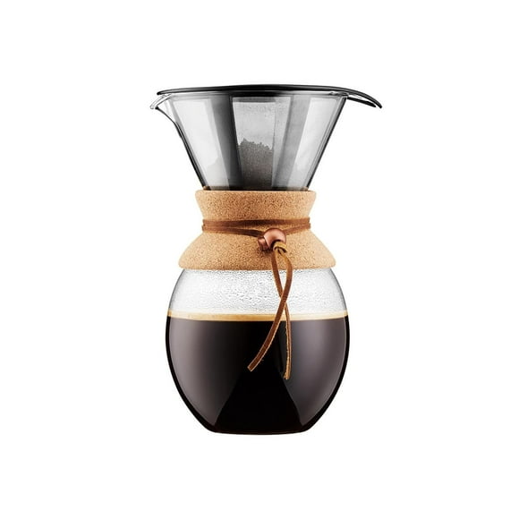 BODUM Pour Over Coffee Maker, 51-Ounce, Cork