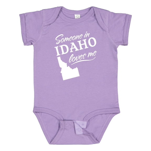 Inktastic Someone in Idaho Loves Me Boys or Girls Baby Bodysuit